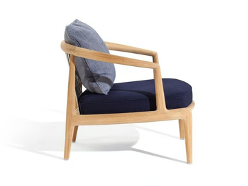 THE SECRET GARDEN - Teak garden armchair with armrests by Poltrona Frau - view 3
